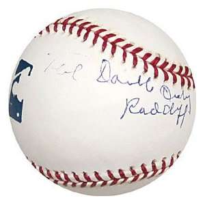  Ted Double Duty Radcliffe Autographed / Signed Baseball 