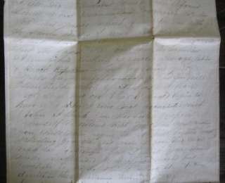 Old Letter Keokuk Iowa Medical College 1858 Pre Civil War Slavery 
