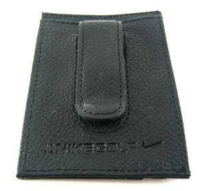 Nike Golf Mens Black Money Clip Front Pocket Wallet  