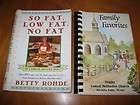 Cookbooks recipes fundraising spiral binding Betty Ro