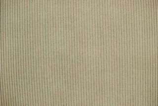 Waverly Fern Green Cream Ivy League Ticking Stripe Drapery Upholstery 