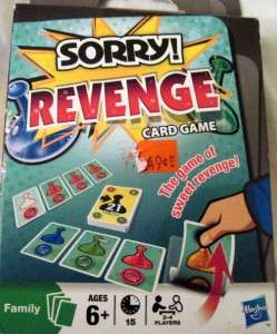 Sorry Revenge card game by Hasbro  