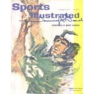  Tommy McDonald Autographed Sports Illustrated Magazine 