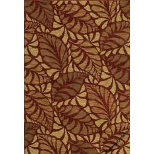 Shaw Tommy Bahama Home Nylon Painted Palms Cranberry 26800 2 6 X 7 