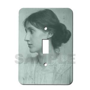 Virginia Woolf   Glow in the Dark Light Switch Plate