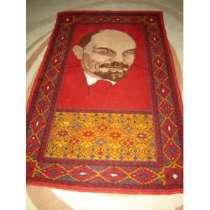   Vladimir Ilich Lenin / Sovjet made rug Collectors item CCCP / U.S.S.R