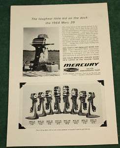 Vintage 1963 Mercury Outboard Motors Merc 39 Ad Nat Geo  