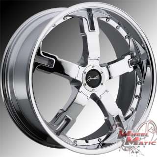 22 GIANELLE QATAR STAGGERED 5X115 RIMS & TIRES  