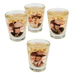  John Wayne Shot Glasses Set of 4 *SALE*