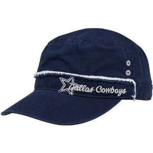   Cowboys Ladies Navy Blue Lake Whitney Military Hat