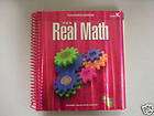 SRA Real Math Grade K CA Teachers Ed 2009 0076111059