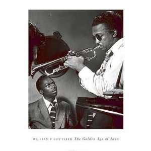  Howard Mcghee And Miles Davis by William Gottlieb. Size 
