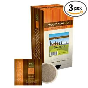 Wolfgang Puck Coffee Toscana Pods, 18 Count Pods (Pack of 3)  