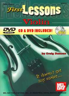 First Lessons Violin Instruction Book, CD & DVD  