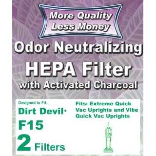 Pack, Dirt Devil F15 Filter with Odor Neutralizing Activated 