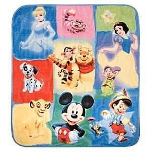  Plush World of Disney Throw Blanket 