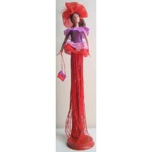  Red Hat Porcelain Tassel Doll