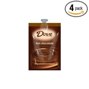 FLAVIA DOVE Hot Chocolate, 18 Count Fresh Packs (Pack of 4)