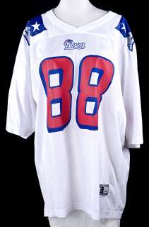 TERRY GLENN #88 NFL Patriots AWAY JERSEY 2XL RARE  