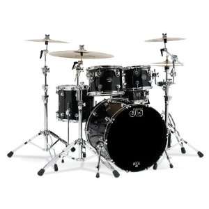   Series 5 Piece Shell Pack (Black Mirra) Musical Instruments