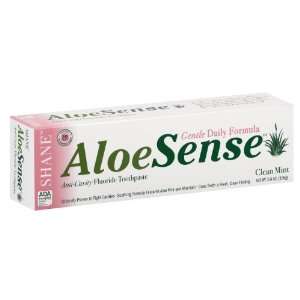 AloeSense Naturally Soothing Fluoride Toothpaste, Fresh Mint, 5.6 oz
