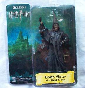 HARRY POTTER SERIES 1 DEATH EATER WITH WAND AND BASE  