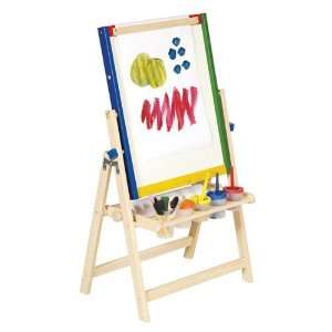    Guidecraft 4 in 1 Flipping Easels Floor Easel