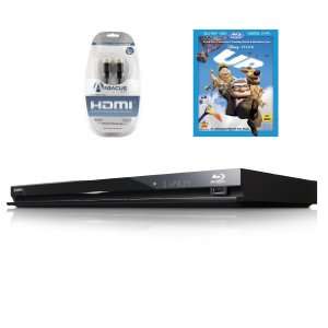  KIT de BLU RAY SONY BDP S360 con PELICULA BLU RAY y DVD UP y CABLE 