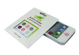   iPhone 4 ,4S iPad / itouch / iPod Home Button Case Stickers Cute M363