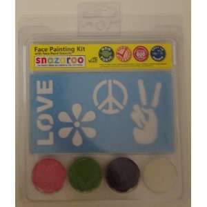   Snazaroo 60s Love and Peace Face Paint Kit with Stencils Toys & Games