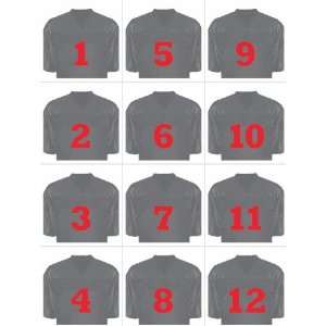   Labels   Grey & Red Jersey Theme By MyDrinkLabel