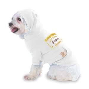  National Farting Champion Hooded T Shirt for Dog or Cat 