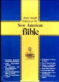 St Joseph Edition of the New American Bible in original box 0899429521 