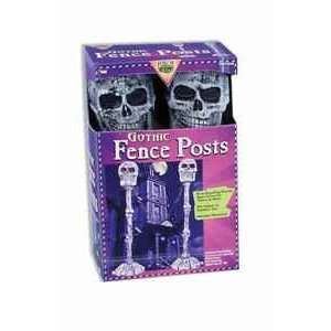  33 Skull Fence Posts (2 Pack) 