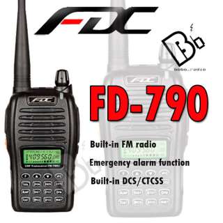 FDC FD 790 VHF FM Radio Handheld Two way Radio Free Ear  