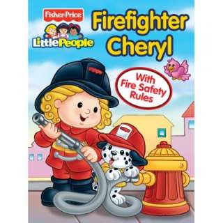 Image Fisher Price Little People Firefighter Cheryl Matt Mitter,SI 