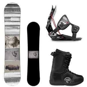   Mens Snowboard Package + Flow Flite 1 Bindings + Flow Boots Size 11