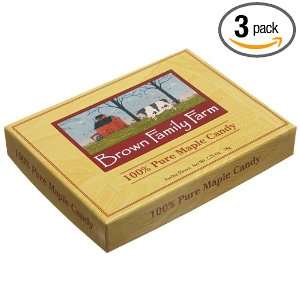 Brown Family Farm Pure Maple Candy, 12 Count Bonbons, 2.75 Ounce Boxes 