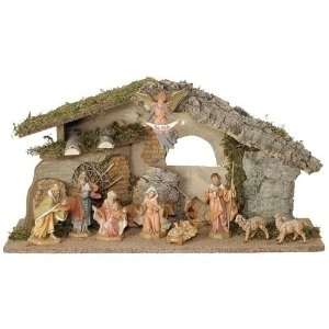  12 Piece Fontanini 5 Nativity Scene with Italian Stable 