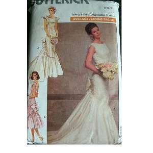  MISSES WEDDING AND FORMAL DRESS SIZE 8 10 12 BUTTERICK 