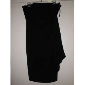  Teri Jon Silk Black Strapless Formal Dress Size 4 