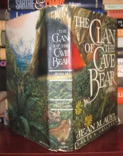 Auel, Jean M. THE CLAN OF THE CAVE BEAR 1st Edition First Printing 