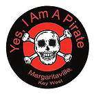 jimmy buffett margaritaville yes i am a pirate decal $ 6 50 