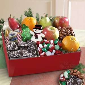 Golden State Deluxe Holiday Goodies and Fruit Gift Box  