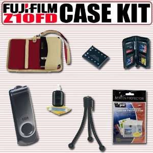 com Fuji Diverso Camera Case (Khaki/Pink) Accessory Kit for the Fuji 