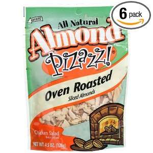 Good Sense Almond Pizazz, Oven Roasted Sliced Almonds, 4.5 Ounce Bags 