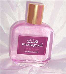 Victorias Secret KISSABLE Massage Oil JUICED BERRY  