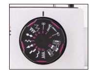 Juki HZL 27Z Large and Easy To Use Stitch Selection Dial