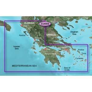 Garmin Bluechart G2   HEU490S   Greece West Coast & Athens   Data Card