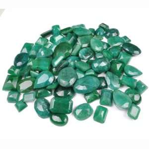   Green Emerald Mixed Cut Loose Gemstones Lot Aura Gemstones Jewelry